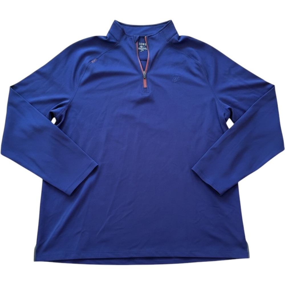 Rhone 1/4 Zip Pullover Mens XXL purple/Blue Performance Active Long Sleeve Top